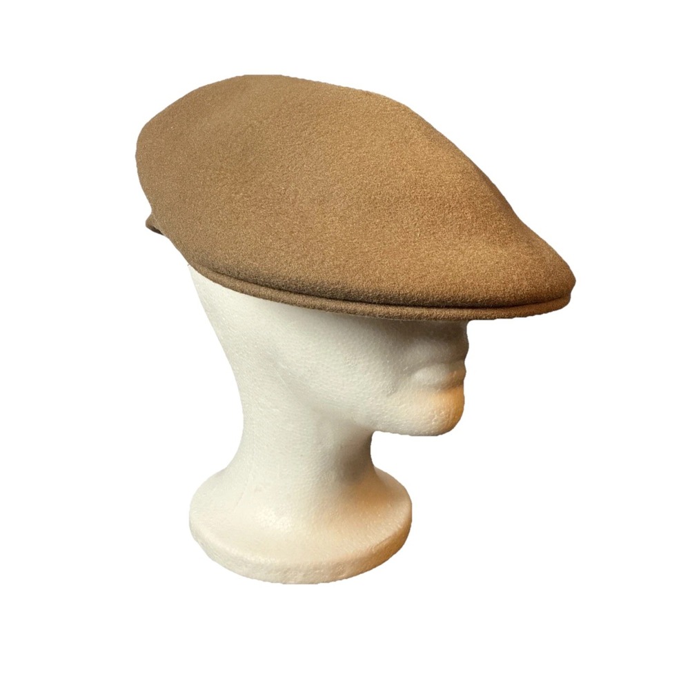 Vintage Wool Felt Made In‎ The USA Newsboy Cabbie Hat Cap Classic Grandpacore